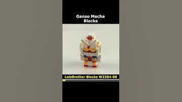 Ganso Mecha W2304-08 Mini Blocks Preview #lego #brick #miniblock #nanoblock #block