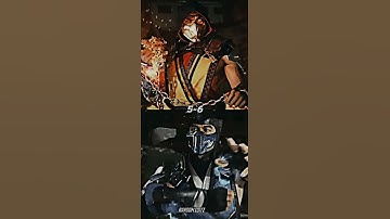 scorpion vs sub zero |#scorpion #subzero #mortalkombat #mk #fighting #edit #trending #ytshorts #ytt.