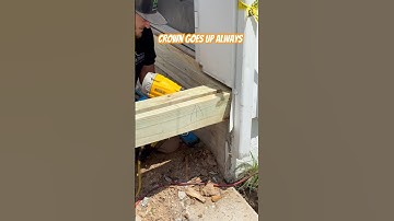 Pro Tip Mark Crown Always #diy #construction #protip #framing #howto #stepbystep #bluecollar #viral