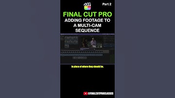 ADDING AN ANGLE TO A MULTI-CAM SEQUENCE IN FCP Part 2