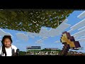 UPGRADING MY TREEHOUSE | Minecraft Survival Pt. 3 *sorry for the lag*