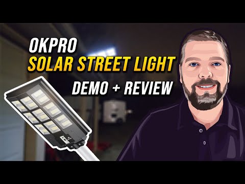 Videó: LED utcai reflektor mozgásérzékelővel. Műszaki adatok