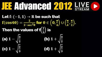 #PYQ JEE Advanced 2012 #shivangmathsacademy #trigonometricfunctionsclass11