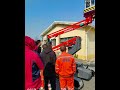 Goman Articulated Crawler Lift X10 twins ready to serve Shanghai Metro #bucketlift #mewp #awp
