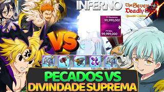 MELIODAS NÊMESIS DESTRUINDO A DIVINDADE SUPREMA NO MODO INFERNO! - The Seven Deadly Sins