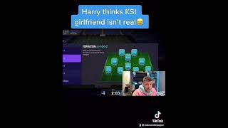 W2S THINKS KSI GIRLFRIEND ISN'T REAL?#shorts