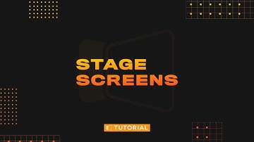 How To Create and Use Stage Screens in ProPresenter 7