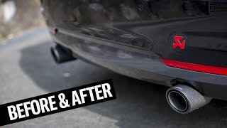 Akrapovič Exhaust 435i MSport Before & After