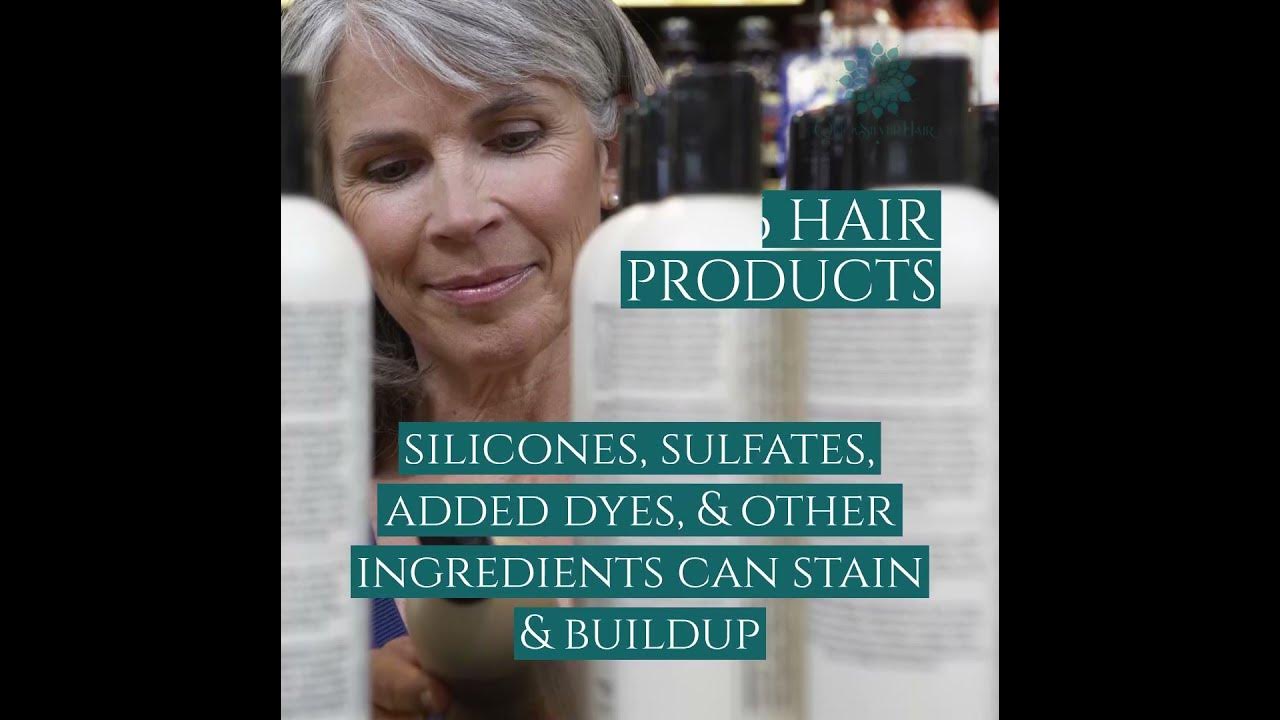 Why Does Gray Hair Turn Yellow? Causes and Solutions Joli Campbell QuickSilverHair YouTube