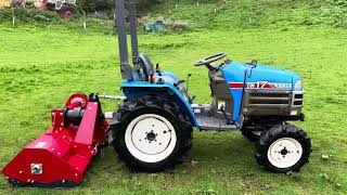 ISEKI TM17 4WD Compact Tractor & New 4ft Flail Mower