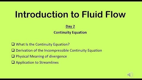 Continuity Equation Made Simple | Day 2 | BTech Aero & Mech Fluid Flow Series