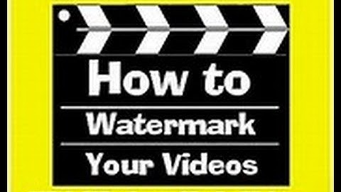watermark video