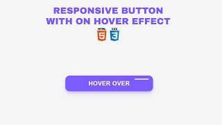Modern Purple Hover Button with Smooth Animation | HTML CSS