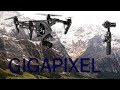 DJI Inspire 1 Pro X5 45mm Gigapixel Shooting in Grindelwald, mixed with OSMO PRO