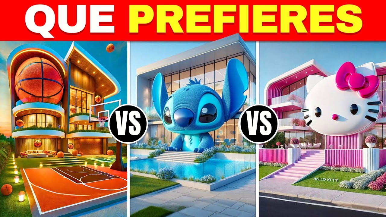 Construye Tu Casa de Fantasía: ¿Qué Prefieres? 🤑🏡💖 ESCURIOSO QUIZ