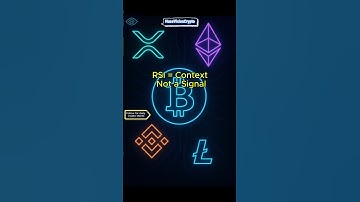 RSI = Context, Not a Signal (20s)#crypto #rsi #indicator #trading #shorts
