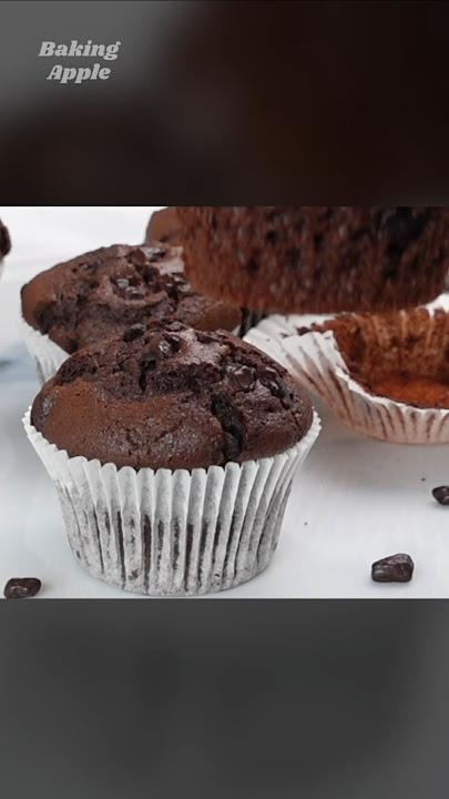 Easy and Moist Chocolate Muffins #chocolate