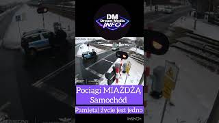 Pociągi Miażdżą samochód