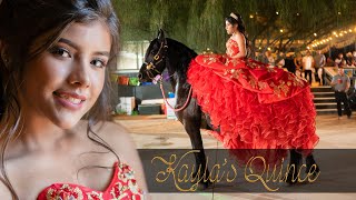 Quinceañera, entrada con banda y a caballo