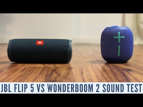 JBL Flip 5 vs UE Wonderboom 2 Sound Test