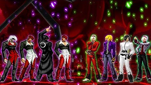 [KOF Mugen] Iori Yagami Team VS. Ash Crimson Team
