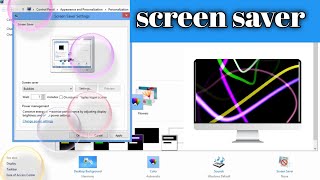How to set screen saver in  computer | screen saver in window 8