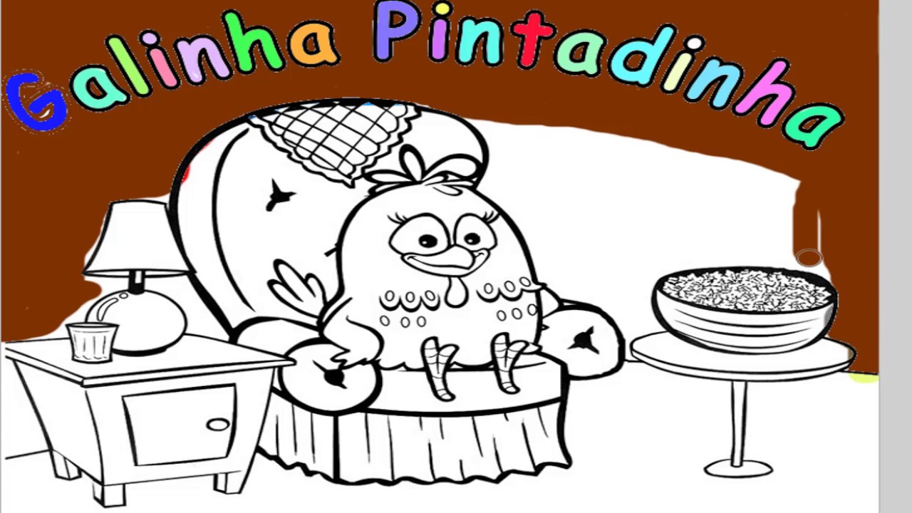 GALINHA PINTADINHA LIVRO DE PINTURA LIVRO DE COLORIR