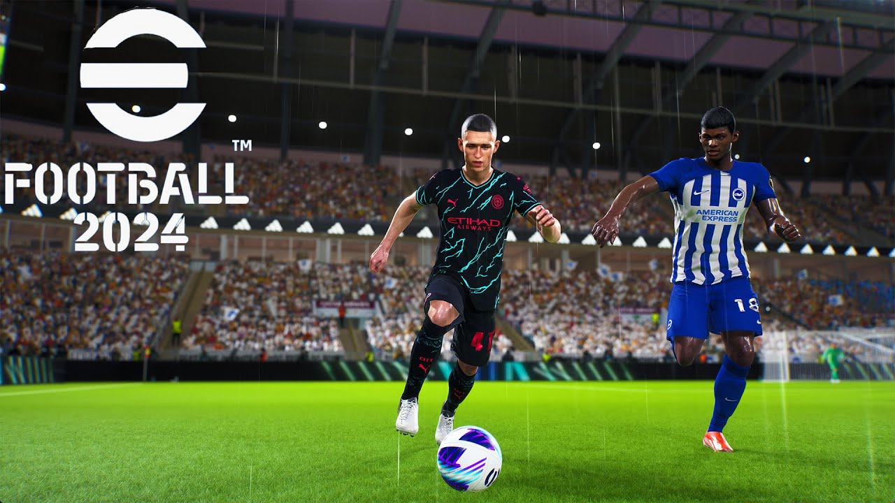 eFootball 2024 | Brighton & Hove Albion vs Manchester City | Premier League PC Gameplay | 4K HDR