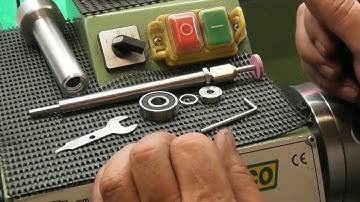 Warco Lathe toolpost grinder part 8