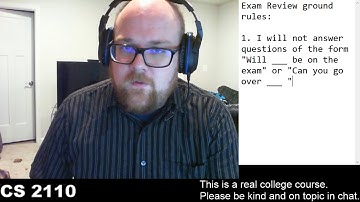 CS 2110 - Exam 2 Review