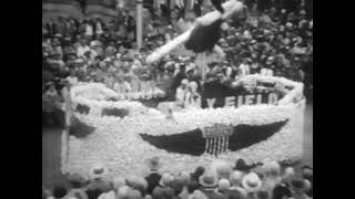 1928 Battle Of Flowers Parade In San Antonio Texas
