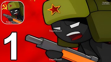 Stick War Army Commander Stick WW2 - Gameplay Walkthrough Part 1 Campaign (iOS, Android)