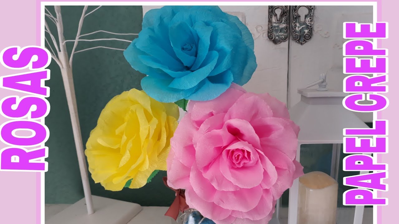 Como hacer flores de papel crepe facil y rapido - thptnganamst.edu.vn