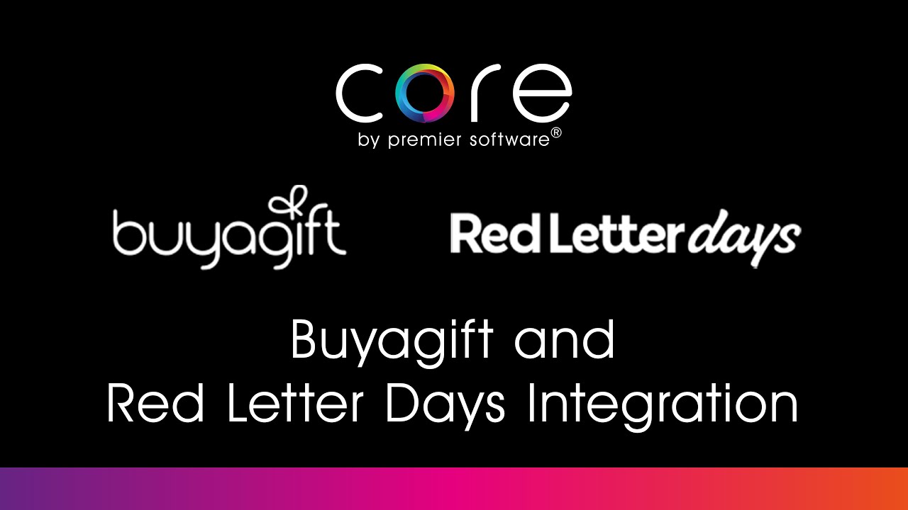 Core Buyagift and Red Letter Days YouTube