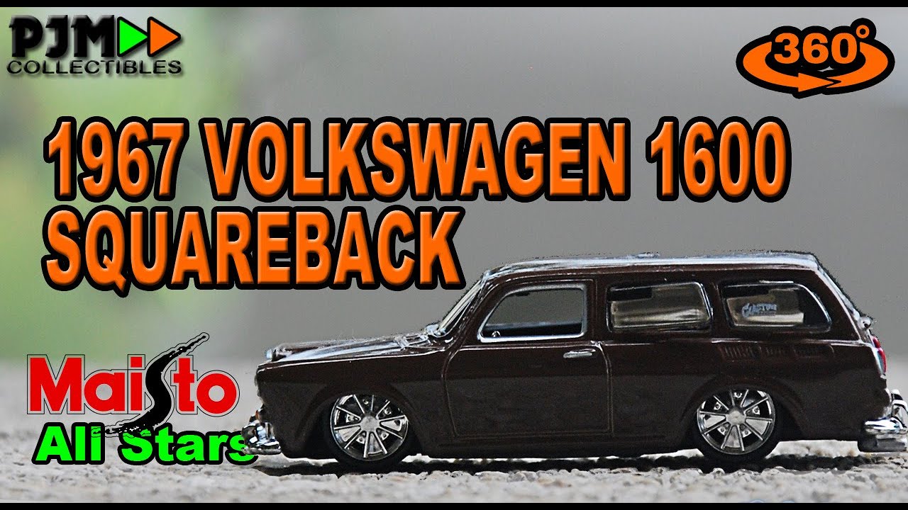 1967 Volkswagen 1600 Squareback Type 3 by Maisto - YouTube