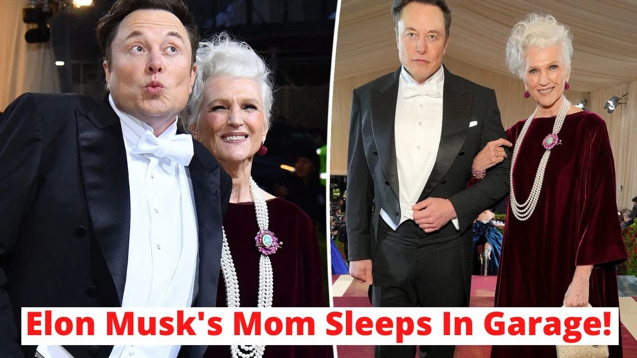 Elon Musk's Mother Reveals She Sleeps In Garage - YouTube