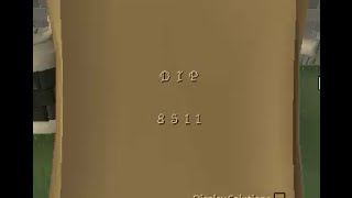 Celebrity DIP 8511 OSRS clue Wealth