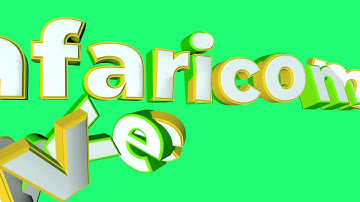 SAFARICOM BOUNCE TEXT ANIMATION [CINEMA 4D]
