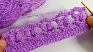 Oh my God, what a beauty! New crochet stitch you'll see for the first time