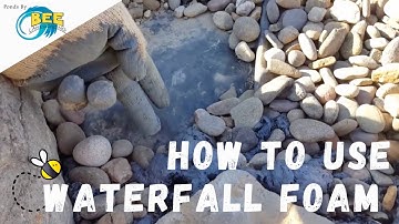 How to use and apply waterfall foam sealant