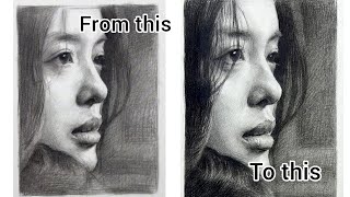 How to shade with depth | Charcoal shading techniques | 