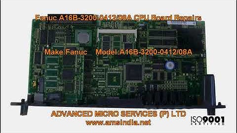 Fanuc A16B-3200-0412-08A CPU Board Repairs@amsindia.net