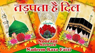 तड़पता है दिल || Muntazir Hain Nigahe || Nadeem Raza Faizi Rabi Ul Awwal Beautiful Naat 2017