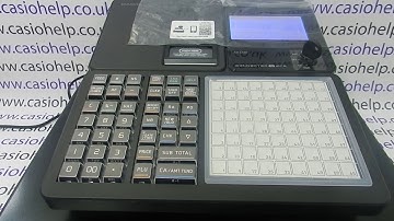 How To Set Up Table Tracking Tab Feature On Casio SR-C550 / Casio SRC550 Cash Register