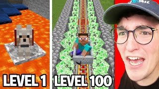 Testing Minecraft Anxiety From Level 1 To 100