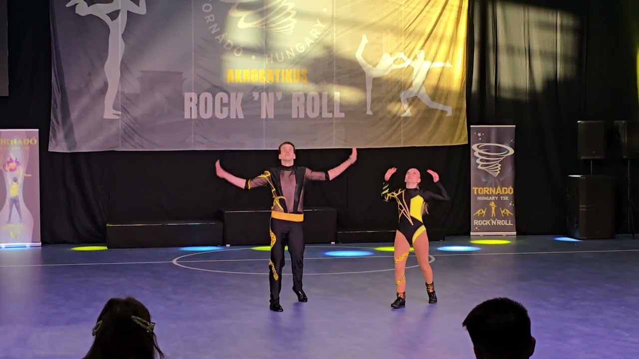 Polyánki Benedek (RÓK And Roll SE) - Fórián Kata (Rockin' Board TSE) akrobatika