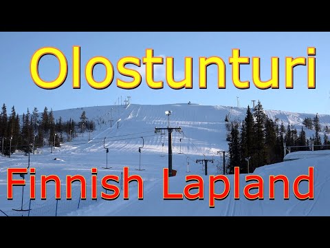 Olostunturi Muonio  Hotelli Olos ja laskettelurinteet