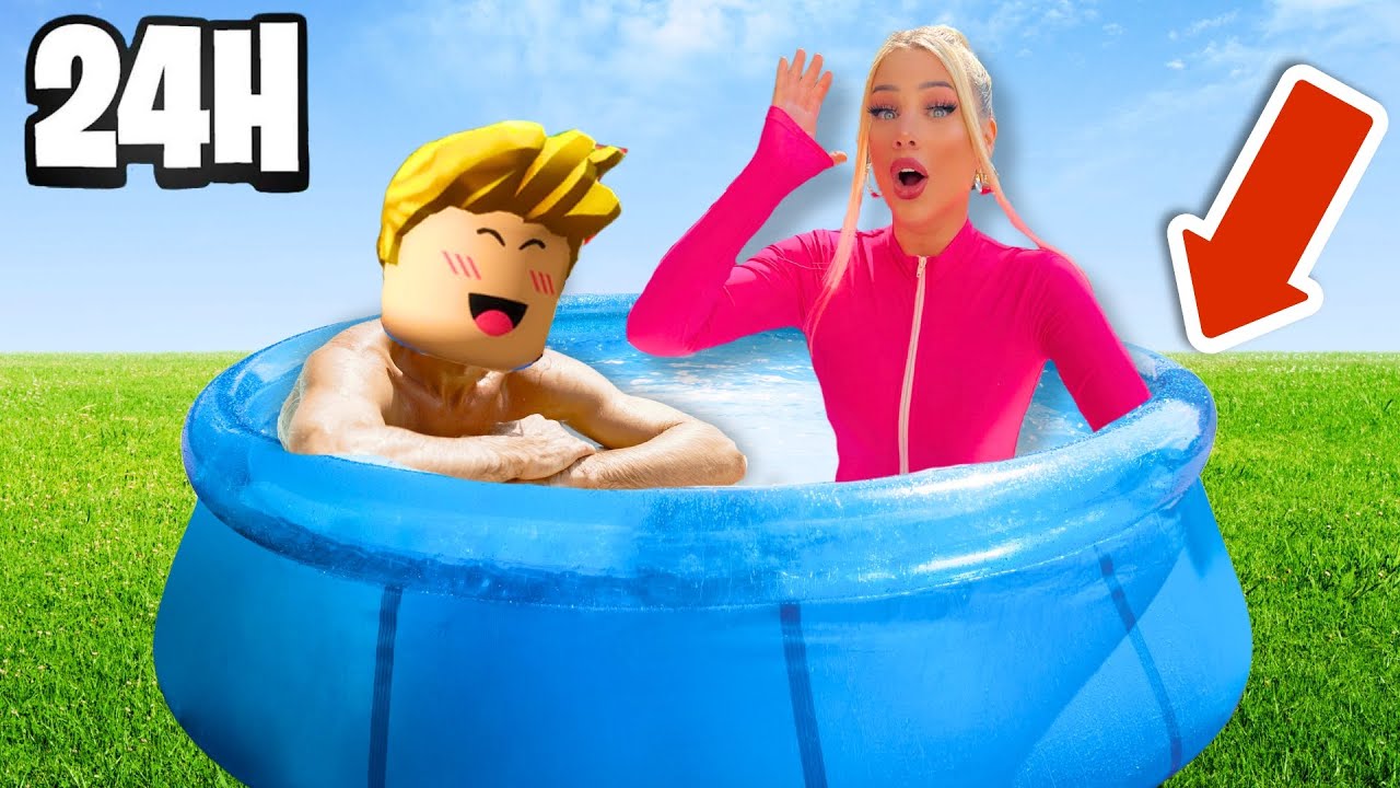 24 STUNDEN im POOL mit LAMI 😳