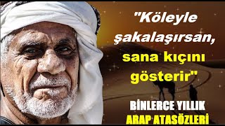 1000 Yillik Bedevi̇ Arap Atasözleri̇ Deri̇n Sözler Di̇yari