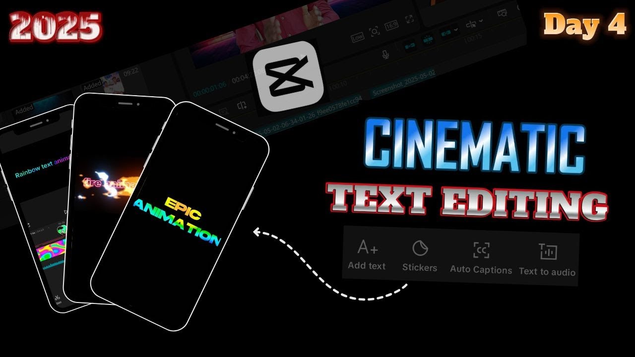 Capcut Me Cinematic Text Animation Kaise Bnaye 2025 | How to make cinematic text animation in capcut